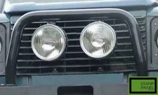 Black A Bar Nudge Bumper for Land Rover Defender 90 110 83-16 models non aircon