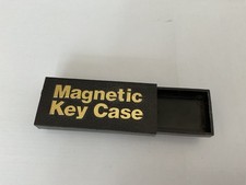 MAGNETIC KEY CASE BLACK WITH GOLD WRITTING IDEAL FOR HIDING A SPARE KEY