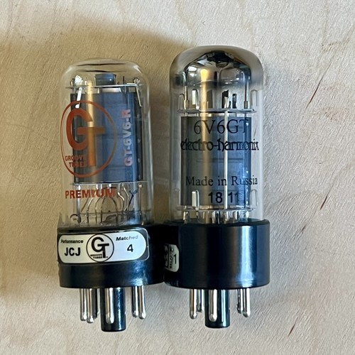 Pair 6v6 tubes - pair, of