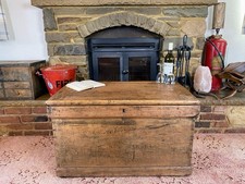 Old Antique Pine Chest