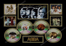 ABBA SIGNED ARRIVAL LIMITED EDITION MEMORABILIA AUTOGRAPH A4 PHOTO PRINT