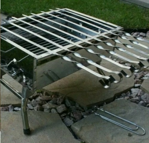 Pcs skewers bbq meat grill - skewers,