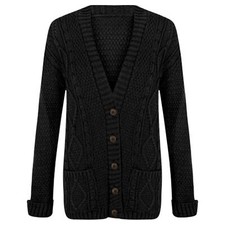 Women Ladies Cable Chunky Knit