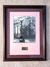 Gene Kelly Signed Singin in the Rain Custom Promo Photo Framed Black and White