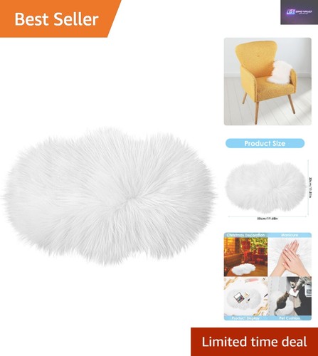 Luxurious soft white faux - luxurious, fur