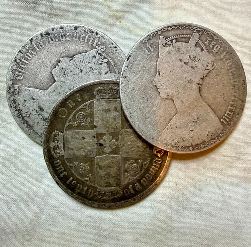1872 gothic florins queen - gothic, florins,