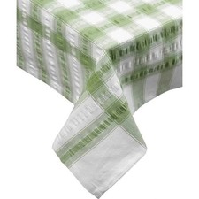 Cotton Seersucker Tablecloth -