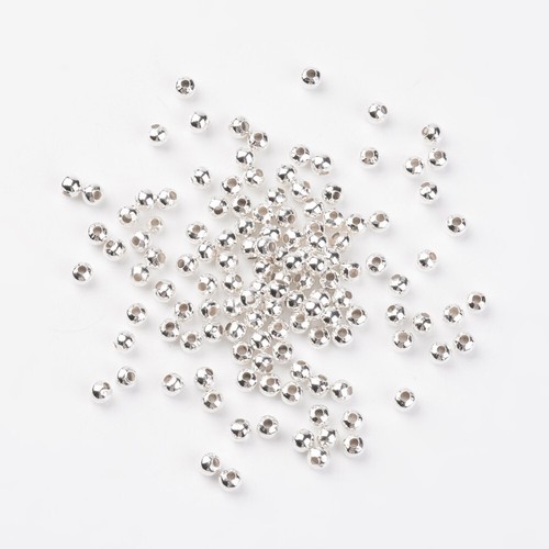 100 silver spacer beads for - 100,