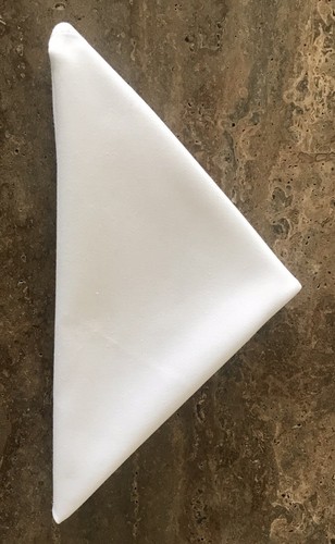 Napkins poly cotton white - poly/cotton,