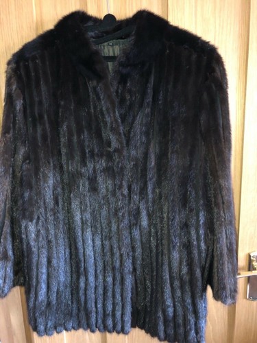 Real mink fur coat saga - mink,