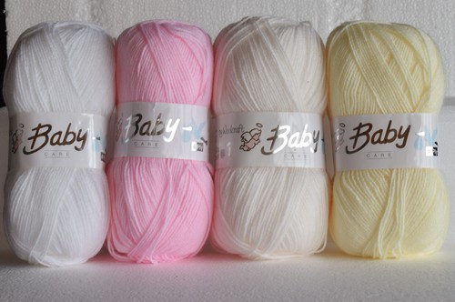 Baby care wool - 4ply, knit