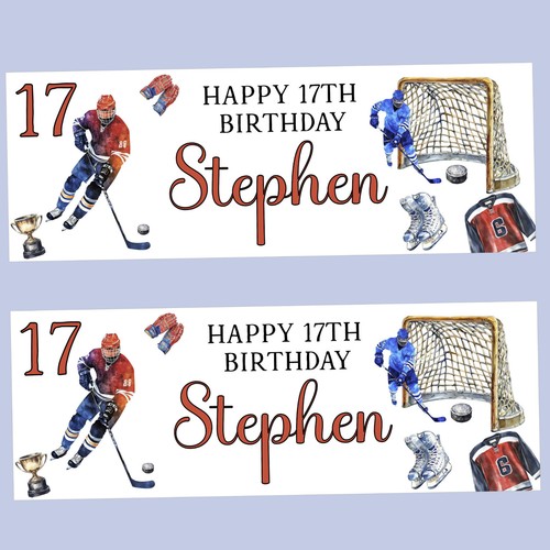 Ice hockey birthday - hockey,