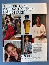 Cachet perfume by Prince Matchabelli advert 1979 20.8cm x 27.5cm approx