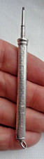 ELEGANT VICTORIAN SAMPSON MORDAN & CO SOLID SILVER BRIGHT CUT PROPELLING PENCIL