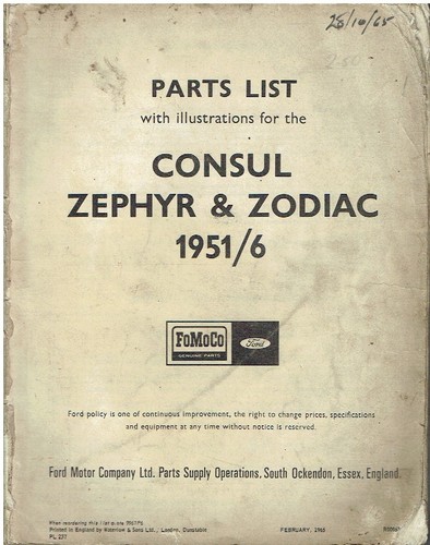 Ford consul mk1 zephyr six - ford,