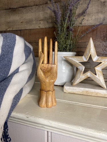 Hand carved wooden - carved,