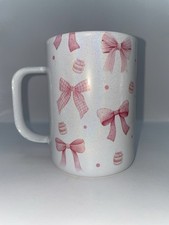 15oz Mug White Glitter Shimmer