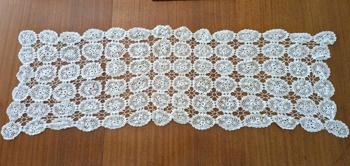 Vintage crochet lace table - crochet,