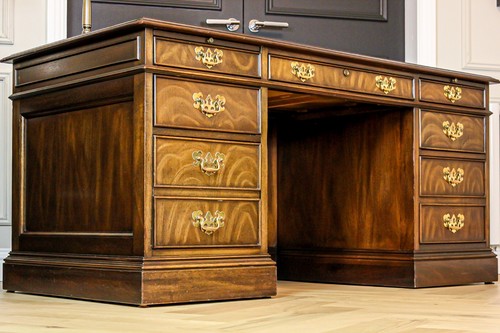 Large antique solid - antique, mahogany