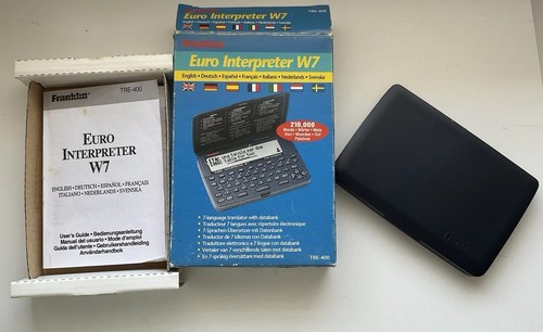 Franklin electronic language - franklin,