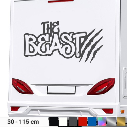 The beast stickers - stickers, monster