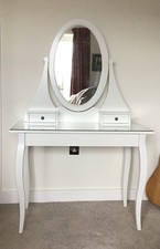 IKEA Hemnes Dressing Table / Vanity Unit with Mirror. Good Condition.