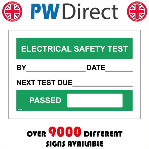 Sign electrical safety test - electrical,