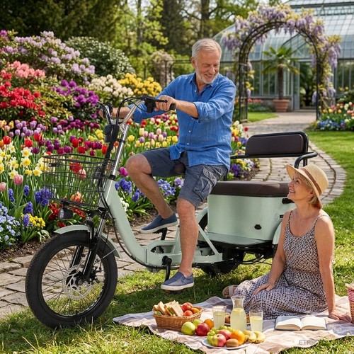 Folding electric tricycle - 18'',