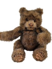 Brown Plush Bear with Realistic Features Soft Toy T2750 D133