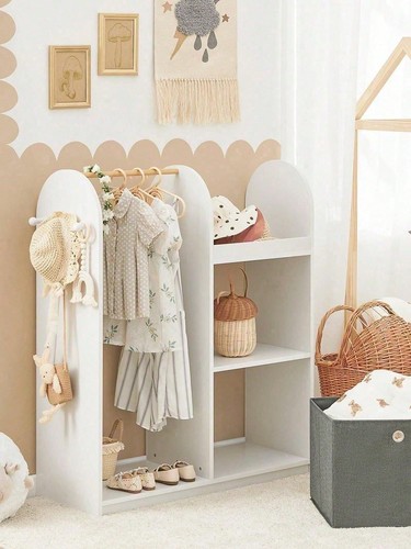White kids wardrobe - white,