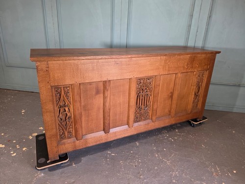 Antique ecclesiastical oak - antique,
