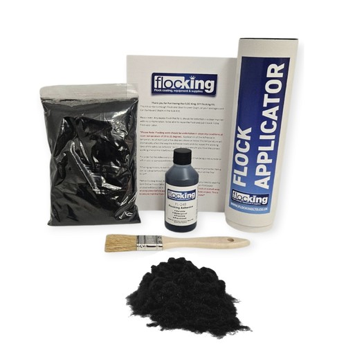 Small velvet finish flocking - velvet,