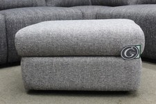 G PLAN HARPER STORAGE FOOTSTOOL, IN SYNERGY ZINC FABRIC. (1292) RRP £498.