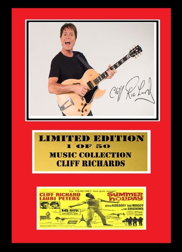 Cliff richards signed - cliff,