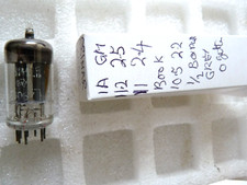 6067 12AU7 ECC82  Brimar Yellow T  Grey Plate Halo Geter A NOS Valve Tube  Sep22