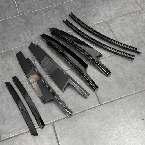 Gloss black shadowline trim - black,