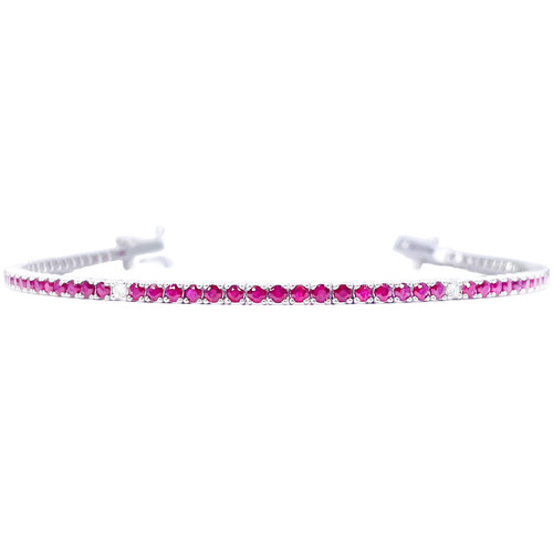 18ct white gold natural - gold, round