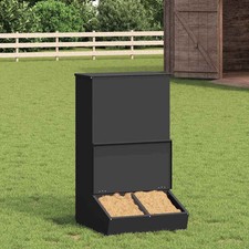 Pig feeder black - black, x