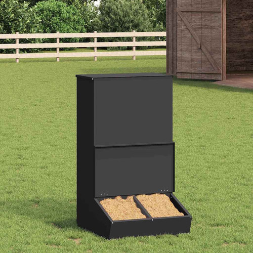 Pig feeder black - black, x
