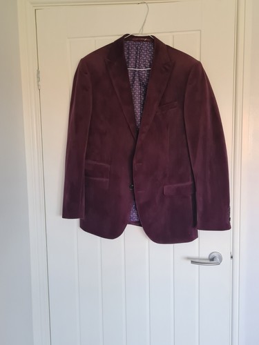 Next burgundy velvet - velvet, blazer