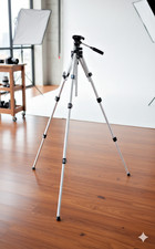 Slik 88 Professional Camera and Video Tripod + Pan/Tilt Head –  with Case