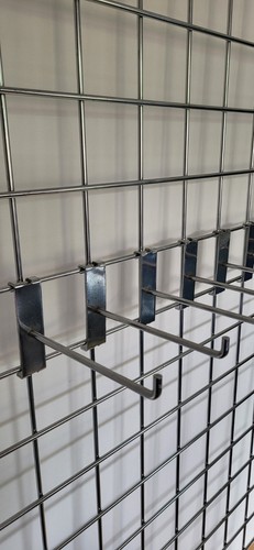 Grid wall mesh panel - mesh, hooks