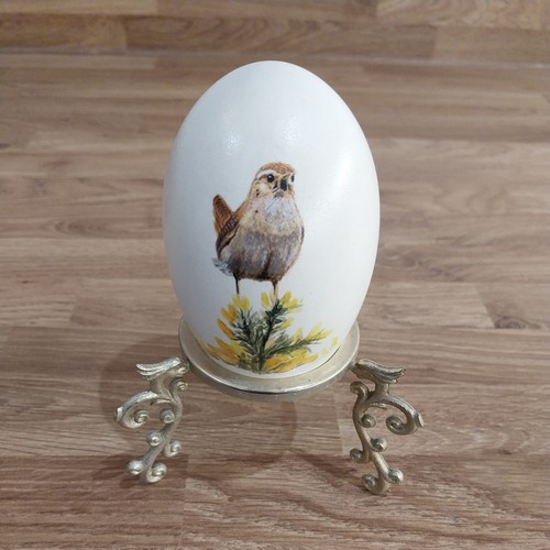 Antique hand painted goose - hand,