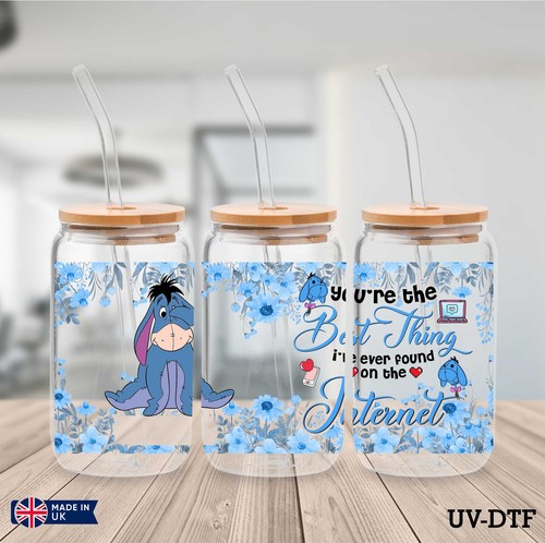 Eeyore dtf sticker - uv,