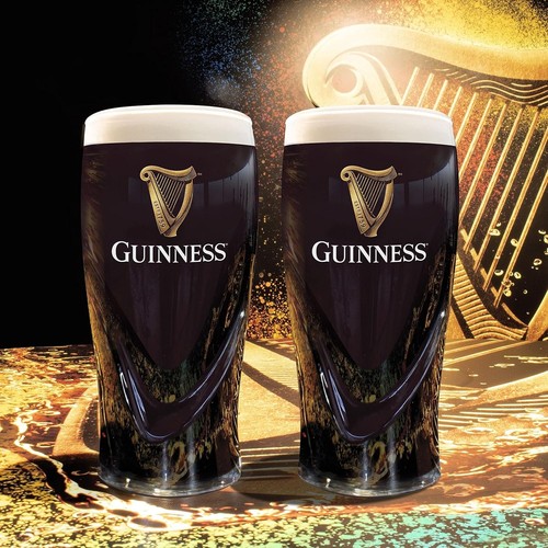 Guinness gravity pint glasses - guinness,