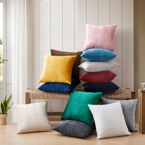 Velvet cushion covers sofa - velvet,