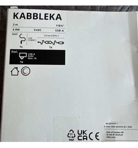 Ikea kabbleka led with - led,
