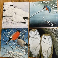 4 x Christmas Cards British