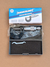 SILVERLINE 25MM EXTERNAL MICROMETER