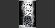 2018 Artic Cat Alterra VLX 700 ATV Maintenance and Owner's manual